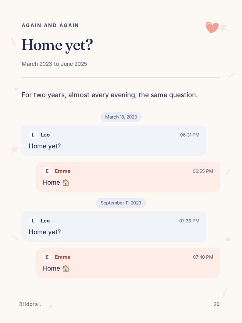 „Home yet?“: dva roky stejná otázka